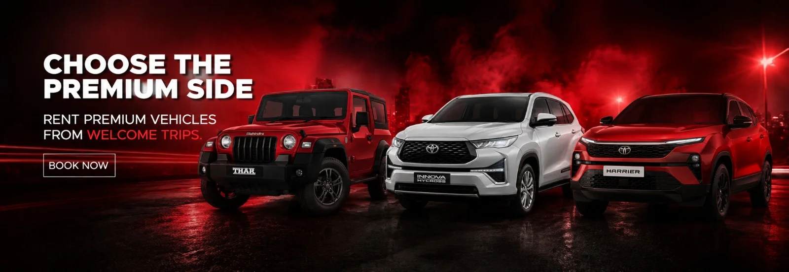 Choose the Premium Vehicle from Kerala Cab Service